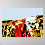 "Oil Spill" Sea of Colors Abstract Print "Oil Spill" Sea of Colors Abstract Print