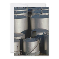 Oil storage tank, New York, U.S.A. Custom Announcement