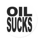 Oil Sucks Sticker