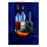 Oil, Vinegar, and Chillies Greeting Cards
