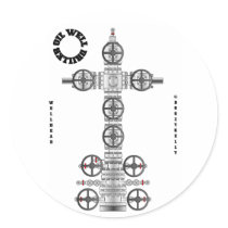 Oil Well Driller, Oil Field Sticker