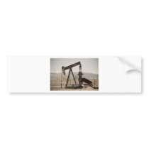 Oil Well Seesaw for the Birds Bumper Stickers