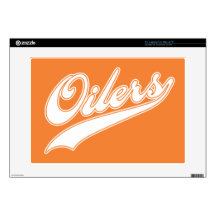Oilers Script 15" Laptop Skin