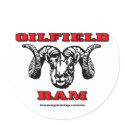 Oilfield Ram, Oil Field Sticker
