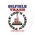Oilfield Trash God's Chosen People,Sticker,Oil by boozykelly Oilfield Trash God's Chosen People,Sticker,Oil
