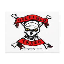 Oilfield Trash Skull, Postcards