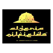 Oilman,Algeria Oilfields,Business Cards