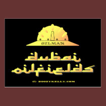 Oilman,Dubai Oilfields,UAR,United Arab Emirates business cards