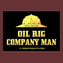 Oilman,Oil Rig Company Man,Business Cards business cards