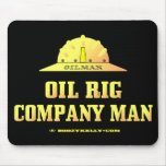 Oilman,Oil Rig Company Man,Drilling,Gas,Gold Mousepads