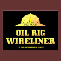 Oilman,Oil Rig Wireliner,Business Cards business cards