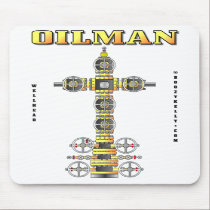 Oilman,Wellhead,Oil Field Mousepad,Gas,Gift