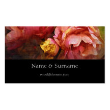 OilPainting 3 Roses Business Card