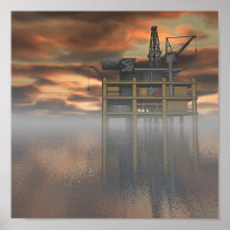 Oilrig Print