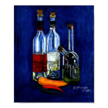 Oils, Vinegar, and Chillies. posters