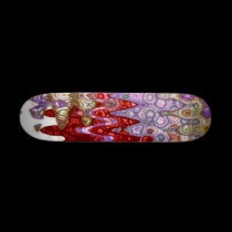 Oily Fractal Waves skateboards