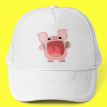 "OINK!!!" Cute Cartoon Pig Hat