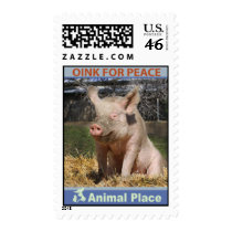 Oink for Peace Postage