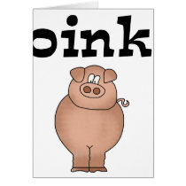 OINK PIGG GREETING CARDS