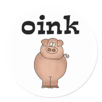 OINK PIGG stickers