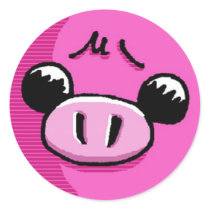 oinky is sad sticker