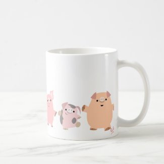 Oinky mug 2: the joyous bunch mug