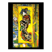Oiran (after Kesai Eisen). Vincent Van Gogh Post Cards