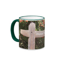 Ojai France Circle Mug by givoice Ojai France Circle Mug