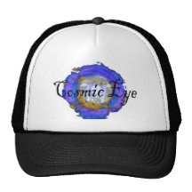ojo cósmico gorros bordados
