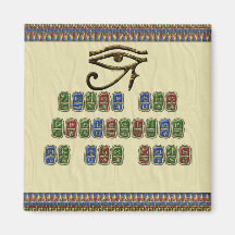 Ojo de los imanes de la protección de Horus