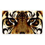 Ojos de un tigre tarjeta de visita