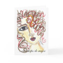 Ojos del alma greeting card by lunaindigo2 Ojos del alma greeting card