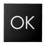 OK BLACK WHITE COMMENT FEELING OKAY tiles