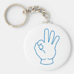 Ok Hand Key Chains