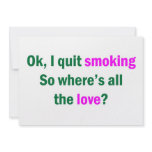 Ok, I quit smoking Invitation