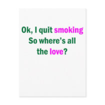 Ok, I quit smoking postcards by quityourdarnsmoking Ok, I quit smoking postcards