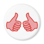OK thumbs highly thumbs UP Refrigerator Magnet