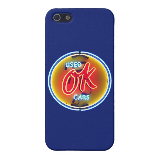 OK Used Cars Neon Sign iPhone 55s Case