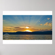 Okanagan Sunset Art Print