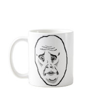 Okay Guy Face Coffee Mug