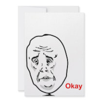 Okay Guy Custom Invitations