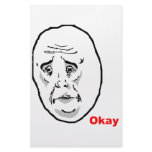 Okay Guy Rage Face Meme Customized Stationery