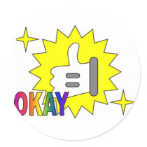 Okay stickers by Valark Okay stickers