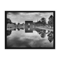 OKC Memorial Reflections Postcard by Doratea OKC Memorial Reflections Postcard