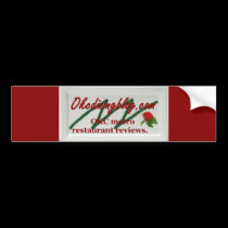 OKCdiningblog.com bumper sticker