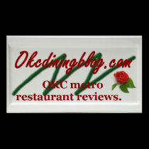 OKCdiningblog.com business cards