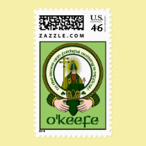 O'Keefe Clan Motto Postage Stamps
