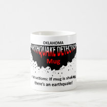 Okie Quake Detector Mug mugs