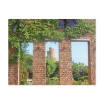 Okinawa Spiral Castle- postcard by Akichan Okinawa Spiral Castle- postcard