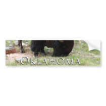 Oklahoma Bison Bumper Sticker